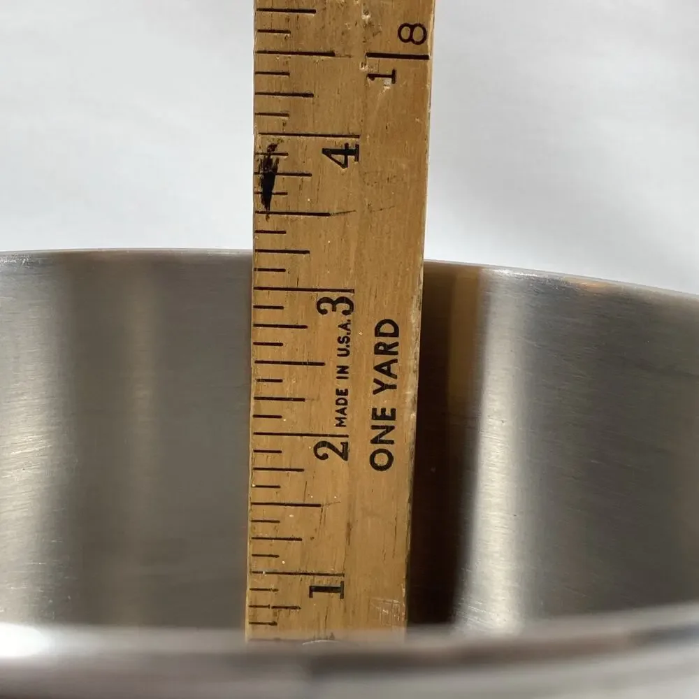 Revere Ware 1 1/2 Qt Tri-Ply Disc Saucepan Pot Lid Stainless Steel Clinton 92e